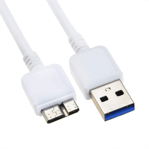 Digipartspower White USB 3.0 Data Sync Cable Cord Compatible with EOS DSLR