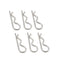 Stainless Steel R Clips Spring Retaining Wire Hair Pins, Hitch Pin Clip, Lock Pin - 6 Packs