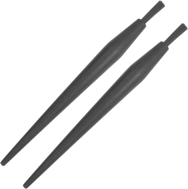uxcell 2 Pcs Antistatic ESD Brush, Portable Nylon Lab Cleaning Brushes for Electronics, Keyboard, PCB Repair