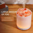 COOZMENT 2-in-1 Interface,7 Himalayan Salt Lamp & Ultrasonic Essential Oil Diffuser, Salt Lamp