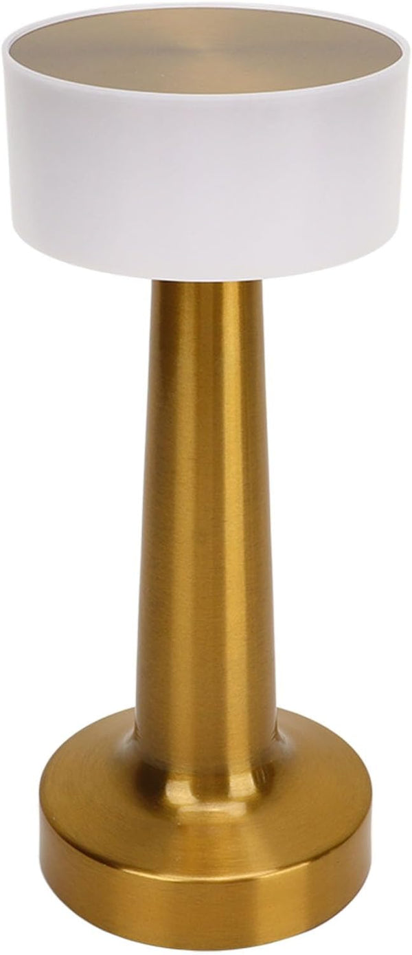 OUKENS Small Table Lamp, 3 Color Rechargeable Touch Nightstand Lamp, USB Charging, Portable