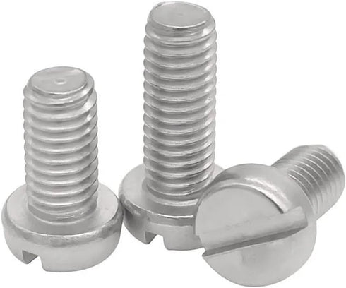 KWVBSDJGU 304 DIN84 GB65 Bolts,M1.6 M2 .5 M3 M4 M5(M4x50mm 20pcs) Slotted Cheese Head Screw Stainless Steel Slot Column