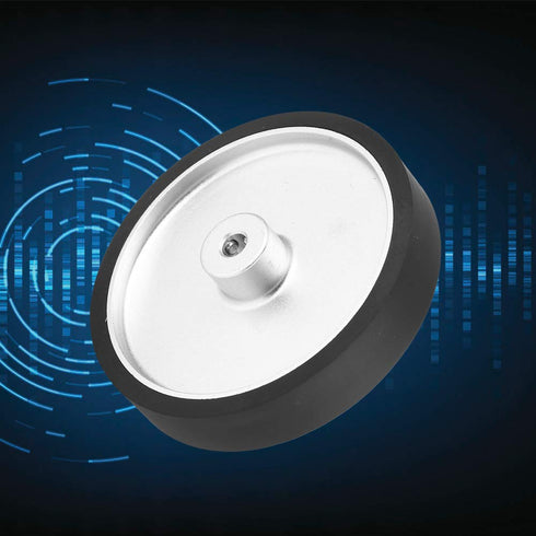 Encoder Meter Wheel, 250mm Aluminum Alloy Rubber, Industrial Measurement Wheel for Rotary Encoders