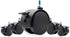 Luomorgo 5Pcs 2 inch Swivel Stem Caster Wheels with Locking Brake for Office Chairs Furniture