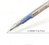Gel Ink Pen Set, Extra Fine Point 0.35mm Blue Liquid Rollerball Pens, 12 Pcs/Set, Quick Drying