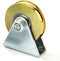 Chiloskit 1.5" Bearing Wheel Wire Rope Pulley Block with Triangular Bracket, 300LB Capacity