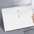 VANRA Kraft String Envelope File Folder, Project Pockets Document Organizer, Flat-No Expansion A4 Size (White, Pack of