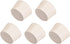 uxcell White Tapered Solid Rubber Stopper, Size 43-49mm, 5Pcs for Lab Tube