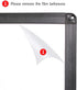 VIZ-PRO Magnetic Whiteboard/Dry Erase Board with Black Aluminium Frame, 18 X 12 Inches, includes 1 Eraser & 2 Markers