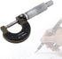 Outside Micrometer, Alloy Professional Metric Inch Measuring Tool Set High Precision Graduation Thickness Gauge 0.01mm Resolution Accuracy 0 to 25mm Range Ratchet Stop Machinist Industrial