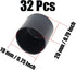 Wvapzwr 32Pcs 3/4 Inch (19mm) Round Rubber Chair Leg Tips Caps, Chair Table Leg Covers Floor Protectors, Chair Leg End