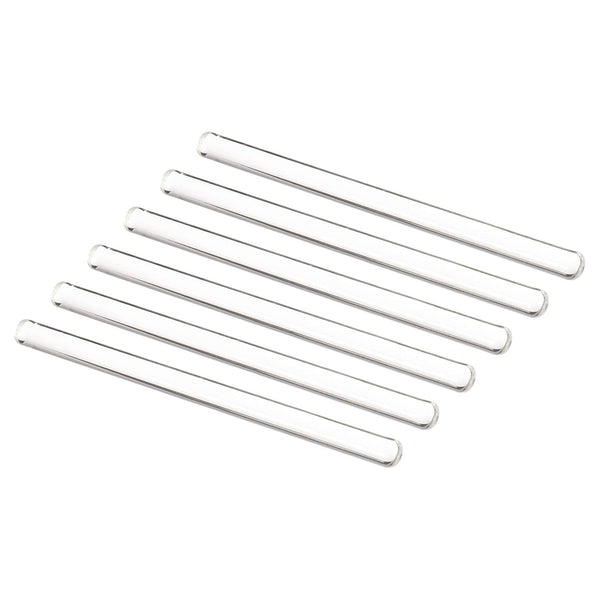 MECCANIXITY 3.3 Borosilicate Glass Stick, 5.91" Length, 10mm Dia Stir Rod Mixing Tools, 6Pcs