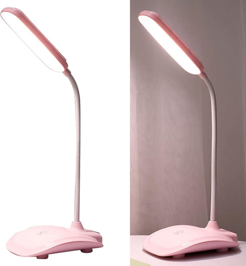 Gsycle LED Desk Lamp, Touch Control Three Level Color Temperature USB Charging Table Study Lamp Portable Reading Light