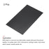MECCANIXITY Black ABS Plastic Sheet 10 x 6 x 0.02 Inch for Building Model, DIY Crafts, Panel, Pack of 2 Pcs