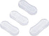 5Pcs Transparent Toilet Seat Bumper Set, Strong Adhesive Rubber Pads for Home, Hotel, and Hospital Toilets
