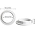 LUORNG 6PCS E27/E26, 58mm, ID38mm) Light Socket Shade Rings for Retaining Rings for Glass Lamp Shades/Light Fixtures