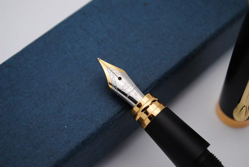 JINHAO 500 Fountain Pen - F Nib (Blue Marbled)