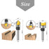 6 Set 1/4-Inch Trimming Mesee Pieces Template Router Bit with Bearing, Shank Straight Bits and Bowl Tray Bits V