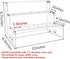 Holder,3-Tier 20 LUGUNU Acrylic Ice Cream Stand, Ice Cream Cone Holes Acrylic ice Cream Stand.Acrylic Ice Cream Cone