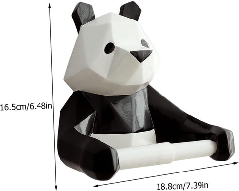 Panda Design Wall Mount Paper Towel Holder - Easy Installation for Kitchen & Bathroom