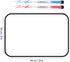 Small Portable Dry Erase White Board 12x8", Double Sided A4 Mini Marker Whiteboard for Kids Drawing Writing Student