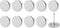 Upholstery Nail Tacks - 50Pcs Iron Flat Head Push Pins for Home Kitchen Furniture Construction, Silver Tone