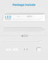 16Inch 700Lumen Function,3 (3000K/4000K/6000K) ASOKO Plug-in Under Desk Light, LED Workbench Lights with Super Brighten