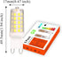 G9 Bulb 4W, 40W T4 G9 Equivalent,4000K 120V 450LM Non-Dimmable (5 Pack) BAOMING LED Neutral WhiteT Halogen No-Flicker