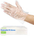 500 Count Disposable Plastic Gloves, Latex Free, Non-Sterile for Cooking, Cleaning, Food Handling