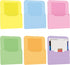 Fuutreo 6 Pcs Magnetic Wall File Organizer, Magnetic Wall Holder for Mail Letters Paper Office Supplies, Mixed Color