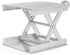 Lab Scissors Jack: Adjustable Stable Aluminum Alloy Lifting Platform with Black Hand Wheel for Laboratory