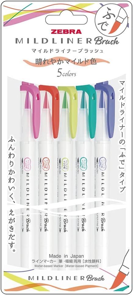 ZEBRA WFT8-5C-HC-N Highlighter, Mild Radiant Color, HC5 Color