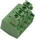 20Pcs 4-Pin 300V KF2EDGK 3.5mm Pitch PCB Screw Terminal Block Connector, Green