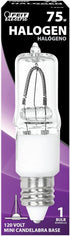 Feit Electric Q75/CL/MC 75-Watt Halogen T4 Bulb