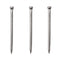 600pcs Hardware Nails - 1'' × 17 Ga Nickel Plated Hanging Nails for Pictures, Brad Head Nails, Wood Nails, Finishing