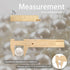 Mini Brass 80mm Double Scale Caliper, Portable Sliding Measurement Tool for Measuring Gemstones and Jewelry Components,