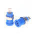 Qingdinu 40Pcs 4mm Banana Plug Connectors Panel Mount Socket Binding Post Adapters Ten