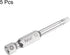 5pcs S2 Square Screwdriver Bit 1/4" Hex Shank 2" Length Magnetic Power Tool