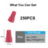 Wire Conectors Nuts,Wire Twist 250 PCS Red Electrical Screw Springs Caps Terminals Stainless Assortment Set Wire Connectors AWG 22-10