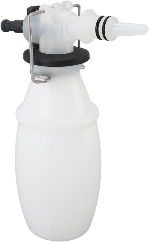 Spryflower 500ml, Milk Sampling Bottle Dairy Milk Sampler with Stainless Steel Clip, Leak - Proof Rubber Seal, Easy