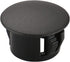 Baomain 100-Pack Plastic Hole Plugs Black 1/2" (12.6mm) Locking Plugs for Furniture, Cabinets & Automotive