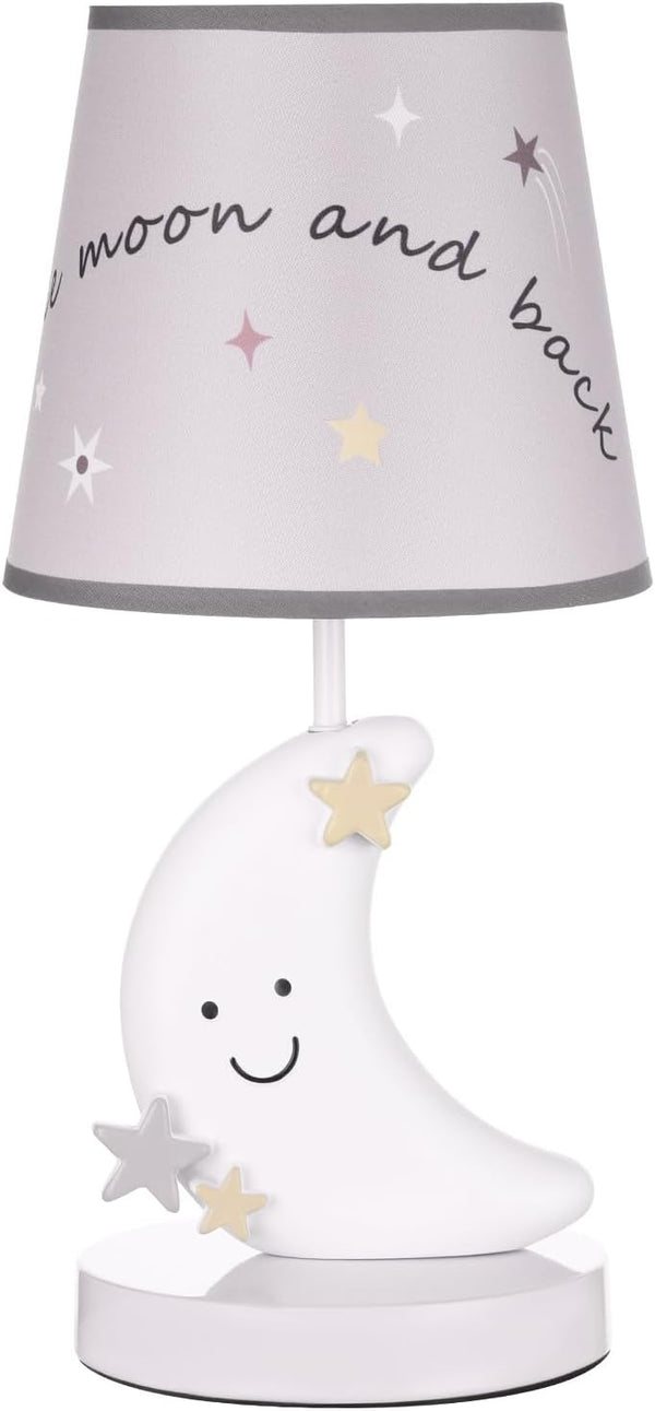 Glooglitter Little Star Celestial Moon Nursery Lamp 3 Color Dimmable Cute Small Bedside