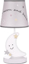 Glooglitter Little Star Celestial Moon Nursery Lamp 3 Color Dimmable Cute Small Bedside