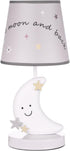 Glooglitter Little Star Celestial Moon Nursery Lamp 3 Color Dimmable Cute Small Bedside