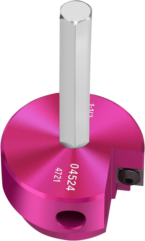 PVC Fitting Saver 1- -Inch Head, PVC Pipe Reamer with 3/8-Inch Hex Shaft for Plumbing Sch.40 PVC CPVC ABS Fitting
