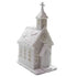 ATD 5.75 Inch White Colored Patterned Church Plug-In Night Lamp