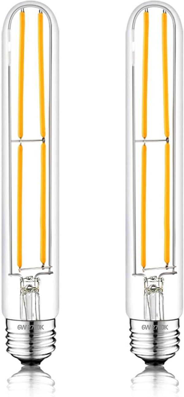 7.3 Inch E26 Led Bulb 6W Dimmable, 2700K Soft White Edison Bulbs