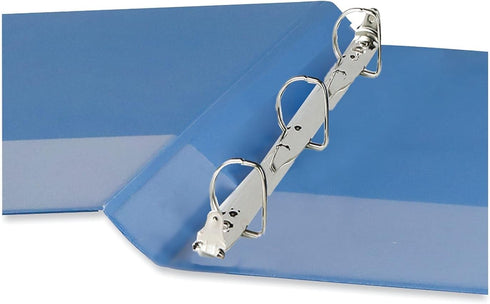 Universal UNV20723 11 in. x 8.5 in. 1.5 in. Capacity 3 Rings Slant D-Ring View Binder - Light Blue