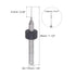 uxcell Micro PCB Drill Bit Set, 10pcs 1/8" Shank 0.35mm Solid Tungsten Carbide CNC Engraving Bits