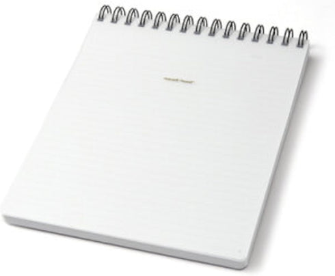 RUSSELL+HAZEL Spiral Memo Notebook, Office Supplies, 7.5” x 9”, 196 Lined Pages, White (44314)